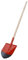 JISADER de jardín de excavación Manual con Mango de Madera Pala para Plantar Herramienta de jardinería para excavar, 42.5x22.7 Cm