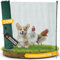 NATURIZ® Weidezaun in 15m / 20m / 25m x 90cm Komplettset - mobiler Hundezaun & Hühnerzaun extrem stabil, ohne Strom, Grün (50m)