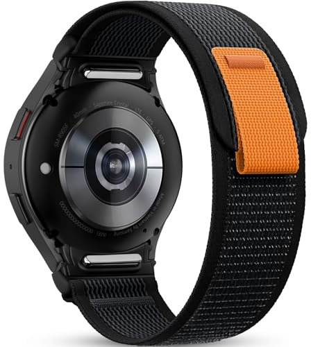 Faliogo Nylon Armband Kompatibel mit Samsung Galaxy Watch 7 Armband 44mm 40mm, Galaxy Watch 6 5 4 Armband - Sport Loop Keine Lücke Ersatzarmband für 6 4 Classic 47mm 43mm 46mm 42mm, Watch 5 Pro 45mm