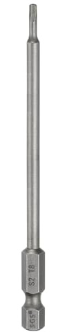 QUARKZMAN T8 Torx Bit Set Schraubendreher Bitsatz 1/4 Zoll Sechskantschaft 100mm Lang Magnetisch Hex Sechskant Ohne Loch Spitze Bohrer Bits S2 Stahl für Torx Schrauben Werkzeug