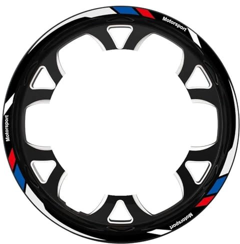 SYMWBD Motorrad-Felgenaufkleber Für F900XR F900 XR F 900XR Felgenaufkleber Radnabe Reflektierende Streifenaufkleber Reflektierender Aufkleber(Farbe 13)