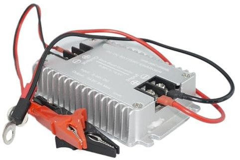 Convertisseur Buck Boost DC 8-36 V 12 V/24 V vers DC 12,6 V 14,5 V 8 A 10 A, Chargeur de Batterie étanche for Bateau et Voiture au Lithium(14.5V 8A_Without ACC)