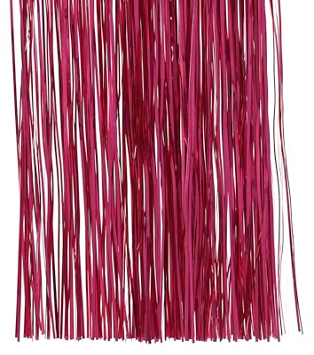 Kaemingk Lametta 40x50cm für den Weihnachtsbaum - Christbaumschmuck Weihnachtsdeko Weihnachtsgirlande - Disco & Party Glitzer Deko - Festlich Rosa