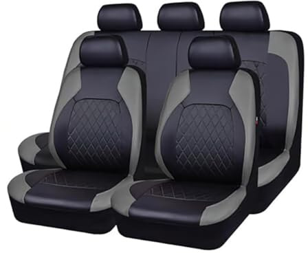 RuiYiL Auto Leder Sitzbezüge Sets für Nissan Qashqai J12 J11 J10 J11 J12 +2 2006-2022 2023 2024 2025, Autositzbezug Vorne Hinten Schonbezüge rutschfest Wasserdicht Atmungsaktiv Satz Sitzauflag
