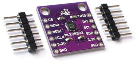Gissroys MLX90393 Low Power 3 Hall Sensorings Mit I2C SPI Kommunikation Und ± 0 5 ° Genauigkeit Für Eingebettete Systeme Mit Hoher Präzisions Hall Sensorings