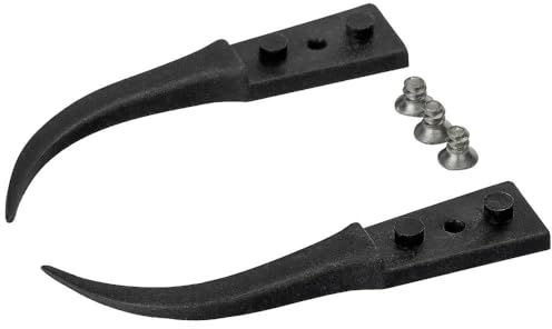 Bahco TL 7ACF Fine Curved Tips with Screws, Silver, 130 mm