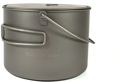 TOAKS Titanium Pot with Bail Handle, 1600 ml