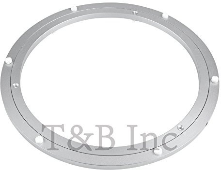 TamBee 12 Zoll Lazy Susan Drehtellerlager aus Aluminiumlegierung 30.5CM Drehteller Mechanismus drehen Lagerring Glatte Drehplatte Hardware Nur Lazy Susan Basis Kit