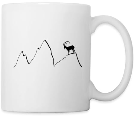 Steinbock Klettern Alpensteinbock Tasse