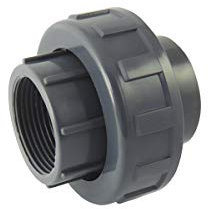 Union 3 pièces Femelle/Femelle en PVC à visser - 1''1/4