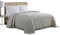 Beatrice Home Fashions - Copriletto in ciniglia, full, colore: grigio.