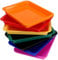 WUWEOT 7 Pack Plastic Activity Tray, 34 x 25 x 4cm Multiuse Art and Crafts Organizer Tray Serving Tray for Slime and Sensory Toys, Beads, Orbeez Water Beads, DIY Projects, Fun Home Activities