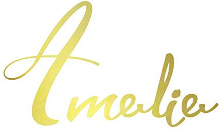 tjapalo® pk270 Wandtattoo Mädchen Name kinderzimmer türschild Mädchen Wandtattoo Name Mädchenzimmer, Farbe: Gold