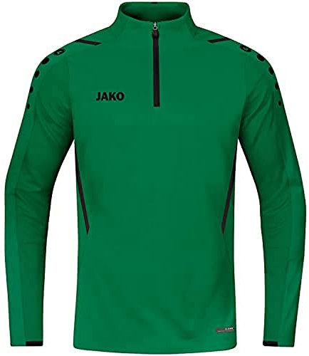 JAKO Herren Ziptop Challenge, Sportgrün/Schwarz, XL