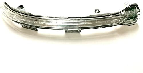 FITS VW GOLF 7 MK7 2012-2021 DOOR MIRROR COVER INDICATOR LIGHT LENS CAR TURN SIGNAL LIGHTS LED LEFT SIDE 5G0857537E 5G0857537 BY WCM