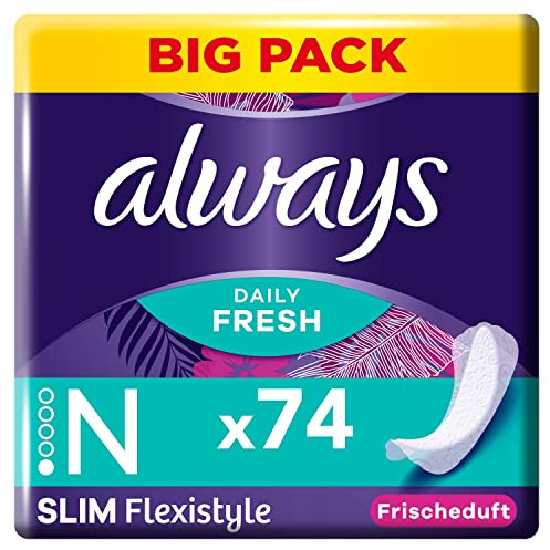 always Slipeinlage Daily Fresh Flexistyle Slim mit Frischeduft 74 Stück
