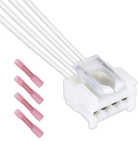 HISports 12495980 KFZ Rücklicht Kabelbaum Stecker-mit 20cm Schnur 4 Pin Kompatibel mit Alfa Romeo 147 Fiat Grande Punto Punto Evo 46556347