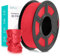 SUNLU 3D Printer Filament Matte PLA Filament, Neatly Wound Matte PLA Filament 1.75mm ± 0.02mm, Fit Most FDM 3D Printers, Good Vacuum Packaging 3D Printing Filament, 1kg Spool (2.2lbs), Matte Red