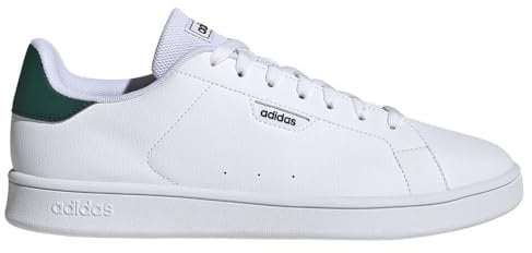 adidas Hombre Urban Court Shoes, FTWR White/FTWR White/Collegiate Green, 42 EU