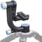 Testa del treppiede gimbal in fibra di carbonio ARTCISE, teste leggere e resistenti GH6 con piastra di sgancio rapido standard da 1/4'' per treppiede per fotocamere DLSR, carico massimo 20KG
