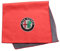 1 Uds. Toalla de Microfibra de Lana de Gamuza paño de Limpieza de Estilo de Coche para Alfa Romeo 159 Giulietta 147 Mito Giulia 156 166 Stelvio,Red Style-Large