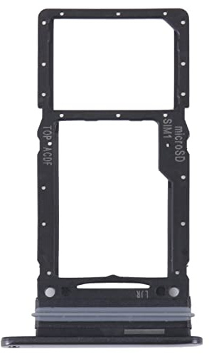 Kompatibel mit Samsung Galaxy A34 SM-A346 A346 5G (NICHT für 4G) Wagen Tablett Halterung Adapter Slot Card Card Trolley für SIM-Karte + Micro-SD-Speicherfach (schwarz)
