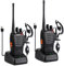 Walkie Talkie BF-888S 1 Paire de 16 canaux Rechargeables Communication Radio Professionnelle avec Casque, adapté à la Construction de Restaurants et supermarchés, etc. (USB)