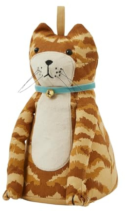 Ulster Weavers - Ginger Cat Door Stop (16 x 28 x 14cm) - 100% Cotton Fabric - Heavy Door Stop 1.6KG - Animal Door Stop - Tabby Cat Door Stopper - Cat Lovers Gifts for Women/Men - Teddy Doorstop