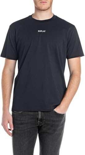 Replay Herren T-Shirt Kurzarm aus Baumwolle
