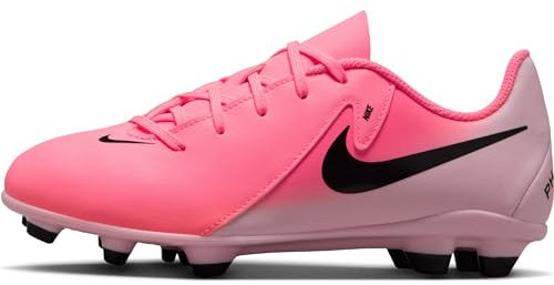 NIKE Jr Phantom Gx Ii Club Fg/Mg Football Soccer Shoe, Sunset Pulse Black, 1 UK