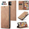 owlhold Handyhülle für iPhone 11 Hülle, Premium Lederhülle Weiches Vintage-Nubukleder Faltbare Ständer Klapphülle Kartenfach Standfunktion stoßfest Schutzhülle für iPhone 11 -Braun