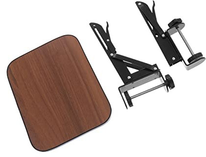 TOGEVAL 1pc Desktop Extension Board Computer Desk Elbow Computer Hand Bracket Elbow Support Board Desk Expansion Board Arm Support Bracket Folding Computer Arm Bracket Monitor Alloy Black