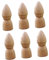 HEMOTON Spielfigur 18 Stk Marionette Puppen Menschen Für Kinder Kinderfarbe Mini- Puppen Malen Minifiguren Kunsthandwerk Für Kinder Figuren Für Kinder Hölzern Beige
