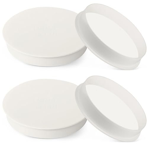 Lüftungsrohr Endstück Abdeckung Rohrabdeckung 100mm 4Stk PVC Abdeckkappe Endkappe Rohr Deckel Muffenstopfen DN100 Verhinderung von Rückströmungen in Rohren (DN100)