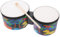 BRIGHTFUFU 1 Satz Bongo-trommeln Mit Cartoon-Muster, Trommel-schlaginstrumente, Musiktrommel Mit Trommelstock