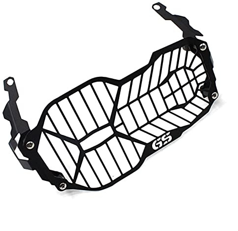 Headlight Grille Guard,Motorcycle Headlight Grill Fit Use For BMW R1200GS R 1200 GS GSA R1250GS LC Motorcycle Accessories Headlight Protector Grille Guard Cover Motor Parts(LOGO GS)