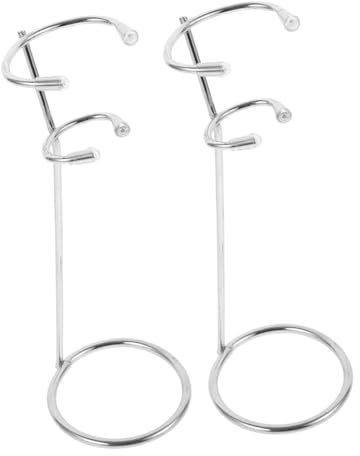 PAMINGONO 2 Piezas De Soporte Para Espumador De Leche, Soporte Para Batidor De De Acero Inoxidable, Soporte Para Batidor, Soporte Para Batidor De De Metal, Soporte Para, Soporte De Mano,