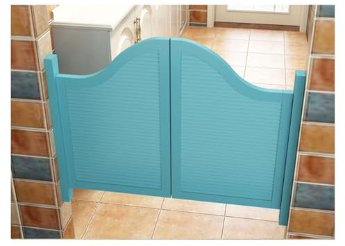 Porte intérieure battante à persiennes pour le salon Porte d'entrée automatique à double ouverture avec volets décoratifs W70xH70cm