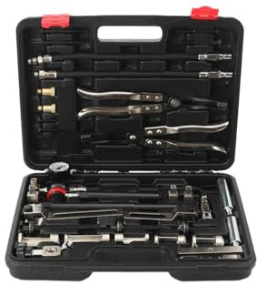 ECUTEE Valve Stem Seal Remover Installer Kit, Universal Engine Valve Spring Compressor Stem Seal Removal Tool Set, Valve Oil Seal Disassembly Kit for Assembly Remove Springs of Valve Stem Seals on Car