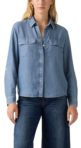 Levi's Damen Elaine Utility Shirt Hemd mit Button-Down-Kragen (1er Pack)