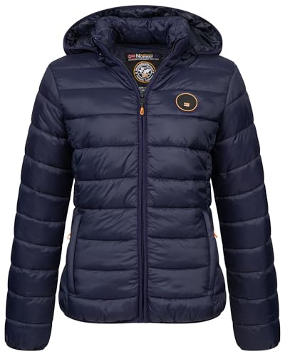 Geographical Norway Damen Winter Jacke Winterjacke Steppjacke Outdoor leicht Kapuzenjacke