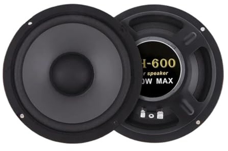 DGOINGPI Car Audio Tweeter Tweeters 4/5/6 Inch Car Speakers 300-600W 2-Way Vehicle Door Auto Audio Music Stereo Subwoofer Full Range Frequency(1PC 6INCH)