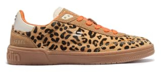 D. Franklin - Rebel Animal Leo Pony Damen-Sneaker (Basic) - Damen-Anzugschuhe - Lässige Mode - Größe (38) - Modell Rebel Animal