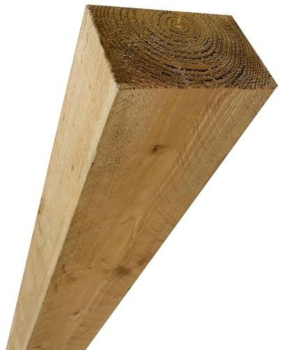 Garden Sleeper Timber Railway Sleeper Pressure Treated Softwood Landscaping Timber (Natural, 100 x 150 x 1200mm)