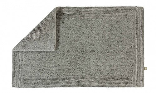 RHOMTUFT 4515316078 Badteppich mit Aussparung Prestige 60 x 60 cm, Aqua 45 x 60 cm Badteppich 85 Kiesel