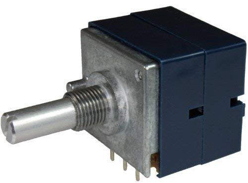 ALPS 50K linear Mittenrastung RK27112 Stereo Dreh-Poti 50KBx2CC Ohm 6mm