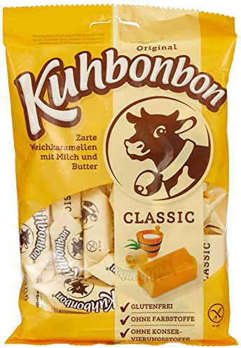 Kuhbonbon Classique Bonbons au Caramel avec Lait/Beurre 200 g