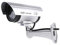 BW Dummy Cameres Outdoor Indoor Fake Dummy Imitation CCTV Überwachungskamera mit Blinken Blinklicht Bullet Form Schwarz Silber