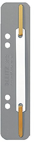 Leitz 3710-00-85 Heftstreifen und Aktenbinder PP 3.5 x 15.8 cm 25 Stück grau