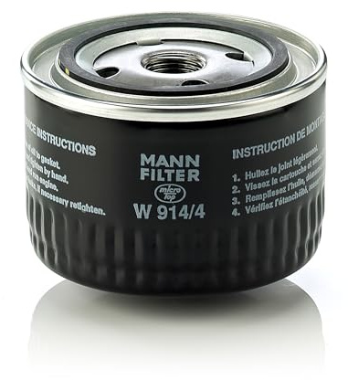 MANN-FILTER, W 914/4 Oil Filter | For Passenger Cars, Highest Filtration Performance, Engine Protection, High Quality Sealing, True OE Engineering